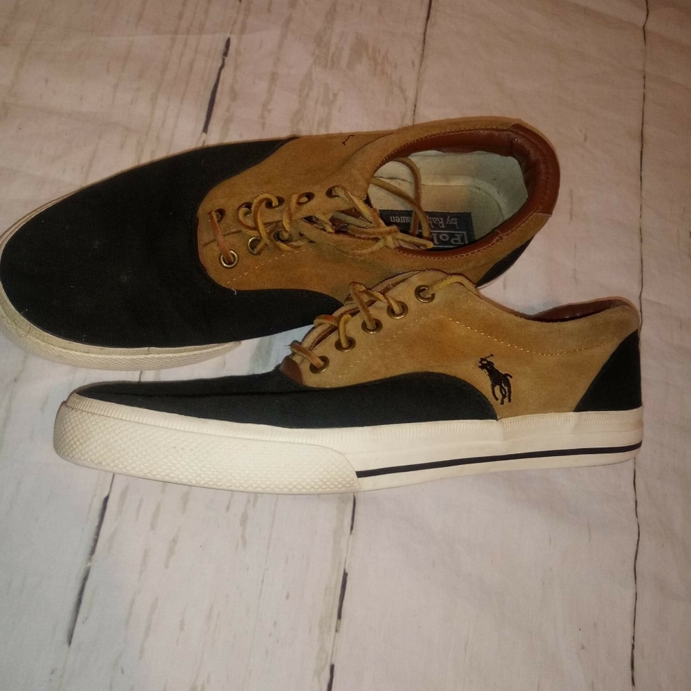 Ralph Lauren Polo Mens Leather Brown Shoes 13